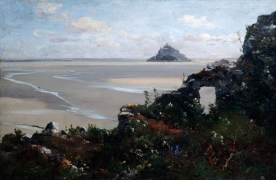 Mont Saint Michel, 1881 door Emmanuel Lansyer