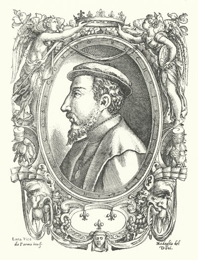 Hendrik II, Koning van Frankrijk door Enea Vico