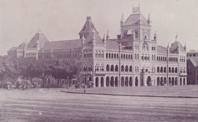 Elphinstone College, Bombay door English Photographer