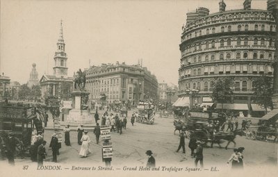 Grand Hotel en Trafalgar Square, Londen door English Photographer