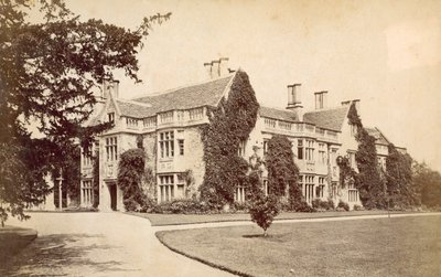 Hannington Hall, Wilts (zwart-wit foto) door English Photographer