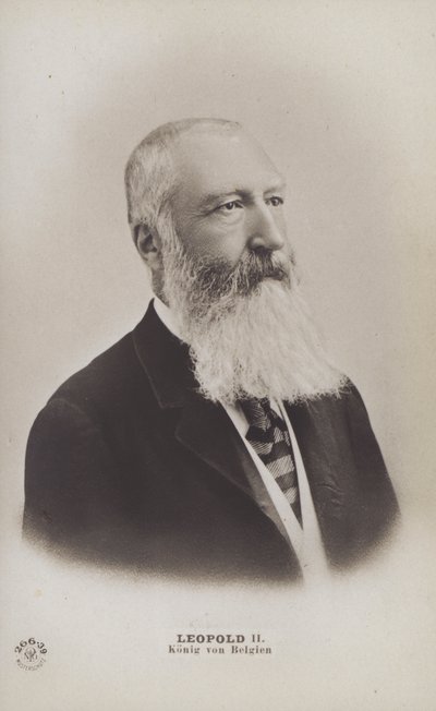 Koning Leopold II van België door English Photographer