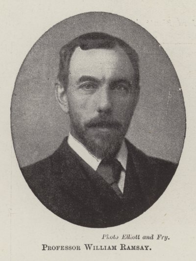 Professor William Ramsay door English Photographer