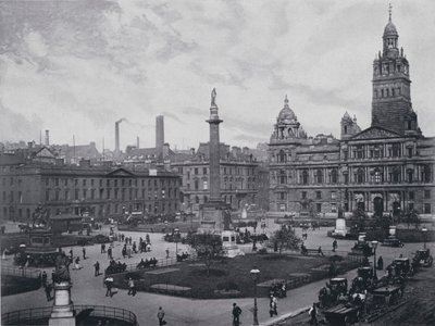 Schotland: Glasgow, George Square door English Photographer