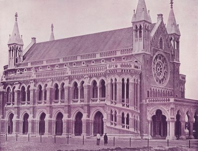 De Senaatszaal van de Universiteit van Bombay door English Photographer