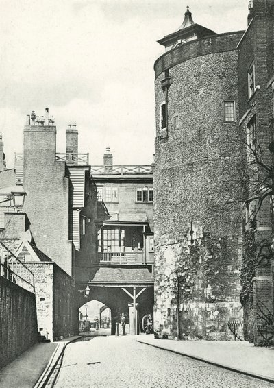 Tower of London, Klokkentorens en Byward door English Photographer