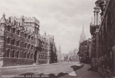 University College, High Street, Oxford door English Photographer