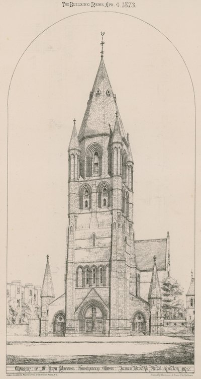 Kerk van St John Baptist, Kensington door English School