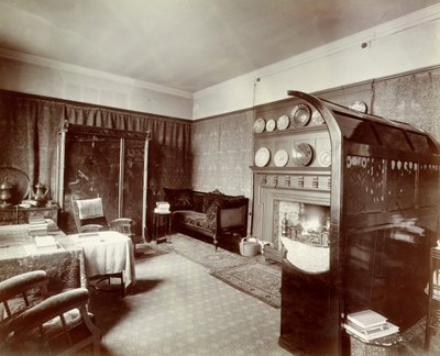 Salon, Kelmscott House, Londen, 1896 door English School