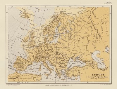 Europa in vroege postglaciale tijden door English School