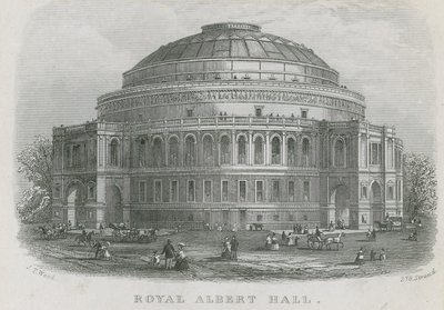 Algemeen overzicht van de Royal Albert Hall door English School