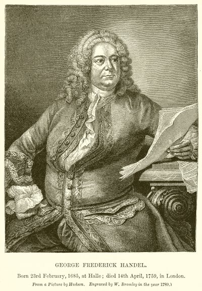 George Frederick Handel door English School