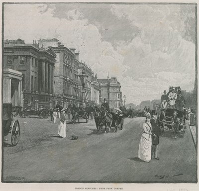 Hyde Park Corner, Londen door English School