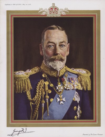 Koning George V door English School