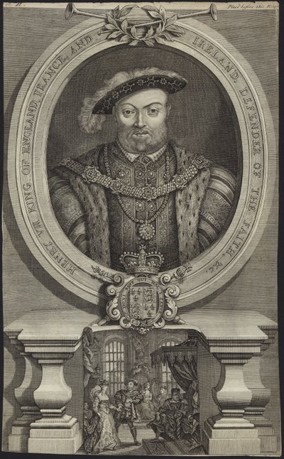 Koning Hendrik VIII van Engeland door English School