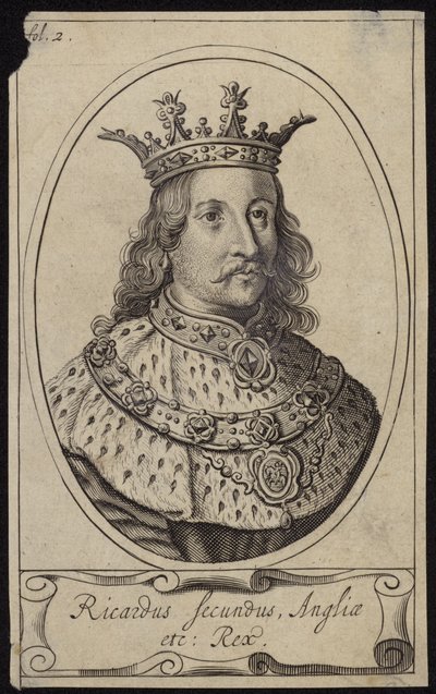 Koning Richard II van Engeland door English School