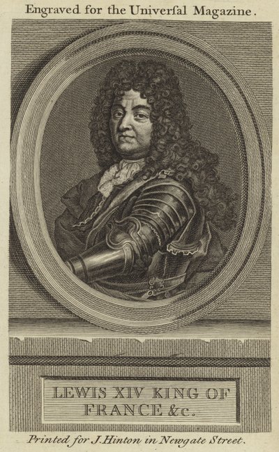 Lodewijk XIV, Koning van Frankrijk door English School