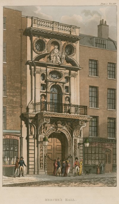 Mercers Hall, Cheapside, Londen door English School