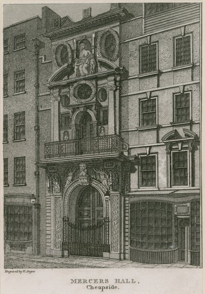 Mercers Hall, Cheapside, Londen door English School