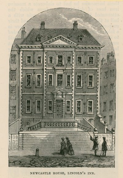 Newcastle House, Lincolns Inn, Londen door English School