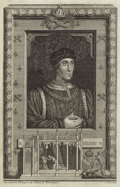 Portret van Hendrik VI van Engeland door English School