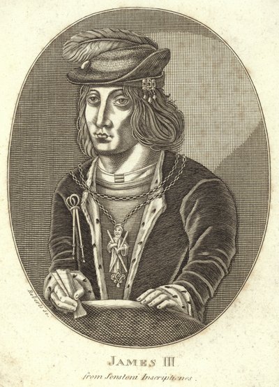 Portret van Koning Jacobus III door English School