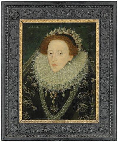 Portret van Koningin Elizabeth I door English School