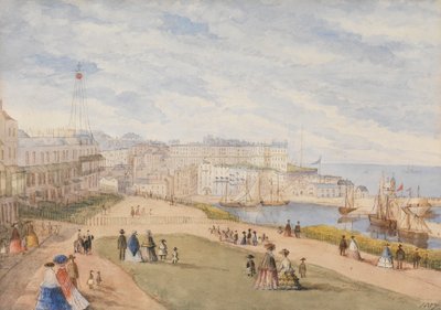 Ramsgate, West Cliff, 1857 door English School