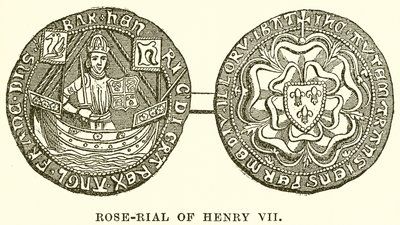 Rose-Rial van Hendrik VII door English School