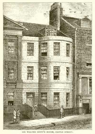 Huis van Sir Walter Scott, Castle Street door English School