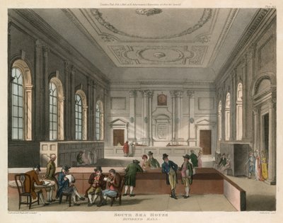 South Sea House, Londen, verdeelde hal door English School