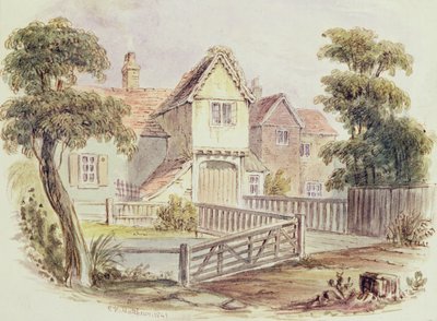 Het oude Cheesecake House, 1841 door English School