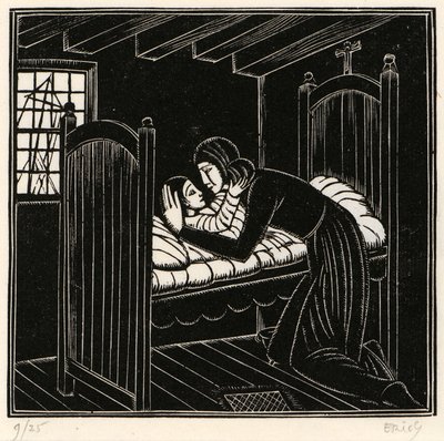 Moeder en Kind door Eric Gill