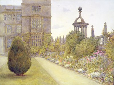 De Oostelijke Hof, Montacute House, Somerset door Ernest Arthur Rowe