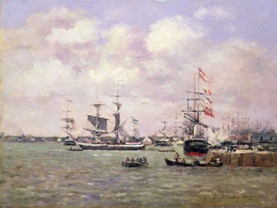 Antwerpen door Eugene Louis Boudin