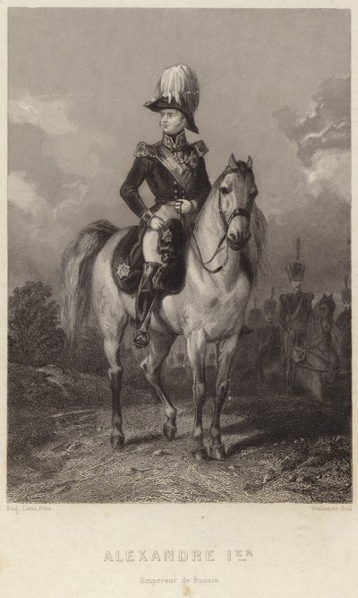 Alexander I van Rusland door Eugene Louis Lami