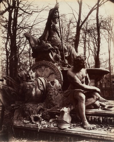 Versailles, Fontein van Triomfantelijk Frankrijk door Eugène Atget