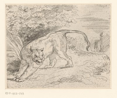 Tijger door Eugène Delacroix