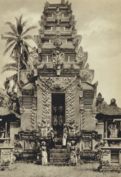 Nederlands-Indië, Tempel, Bali door European Photographer