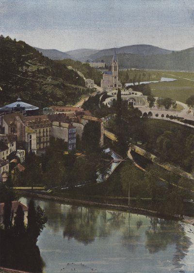 Lourdes, uitzicht vanaf het kasteel door European Photographer