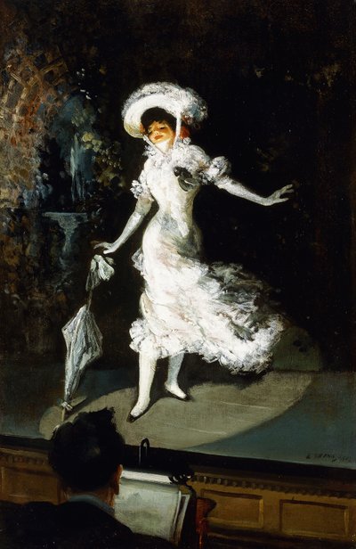 De Zanger door Everett Shinn