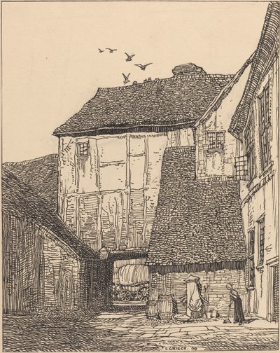 The George Inn, Beaconsfield door F.L. Griggs