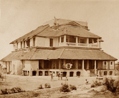 Banks House, Lucknow door Felice Beato