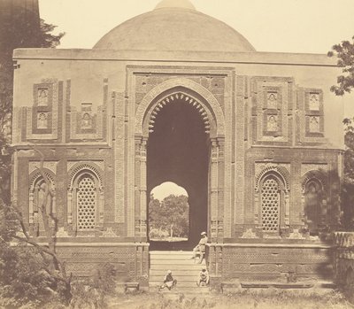 Heiligdom - Alai Darwaza, Kootub door Felice Beato