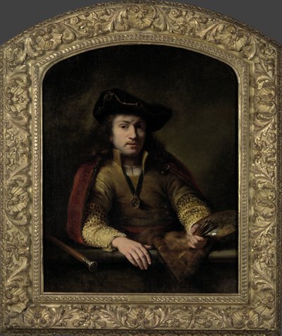 Zelfportret door Ferdinand Bol (signed by artist)