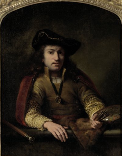 Zelfportret, 1653 door Ferdinand Bol