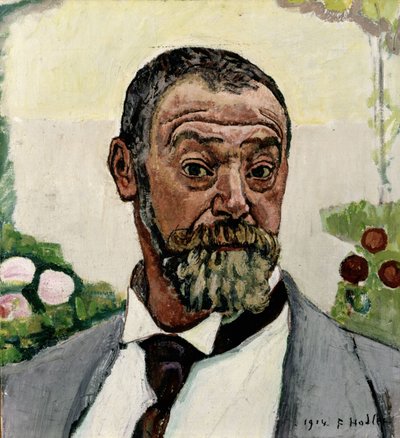 Zelfportret door Ferdinand Hodler