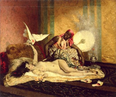 Odalisque (La Sultane), midden jaren 1870 door Ferdinand Roybet