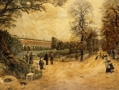 Les Jardins des Luxembourg, Parijs, 1904 door Fernand Auguste Besnier