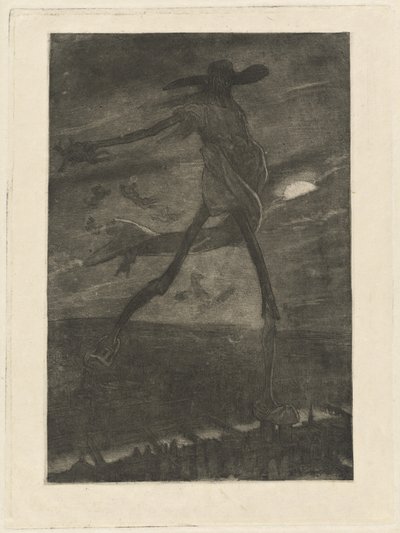 Satan Zaait Onkruid door Félicien Rops